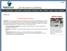 Tablet Screenshot of fishsmart.org
